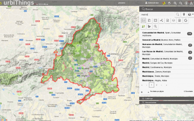 Mapas abiertos por supuesto, pero también accesibles desde urbiThings.com